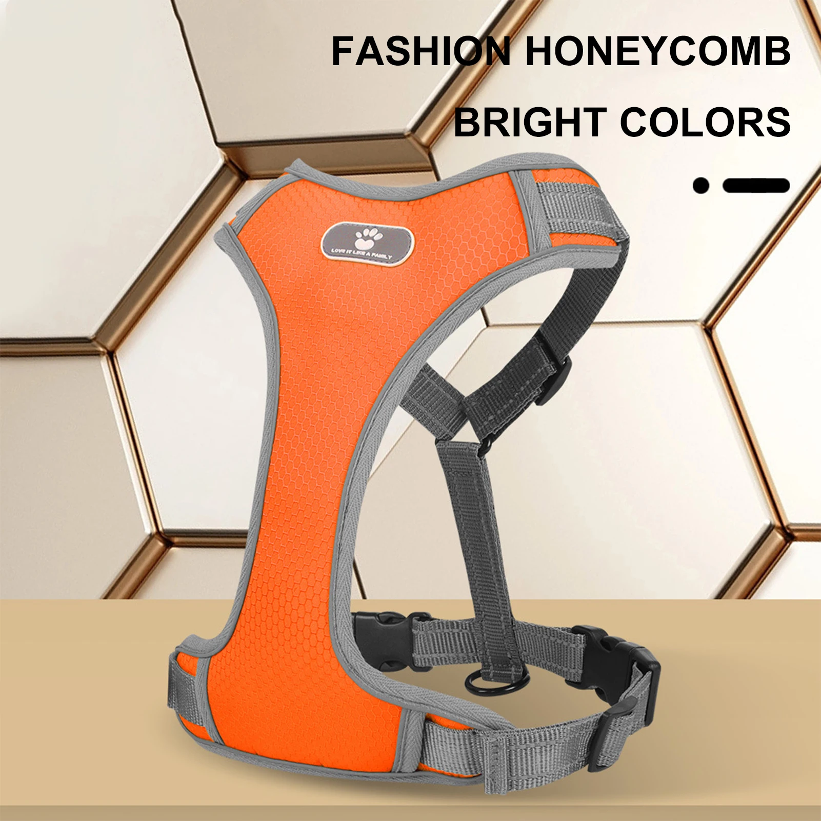 

Шлейка для собак из ткани Оксфорд, жилет, устойчивый к грязи и легко моющийся, аксессуар для дрессировки собак