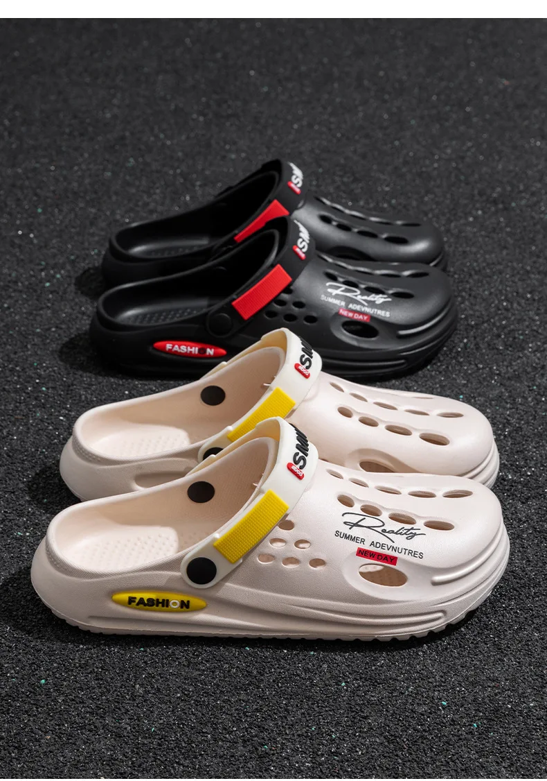 2026 Sommer Clogs Sandalen Herren Clogs EVA Hausschuhe Weiche Sohle Atmungsaktive Strandhausschuhe Herren Hausschuhe Outdoor Rutschfeste Hausschuhe – Detail 9