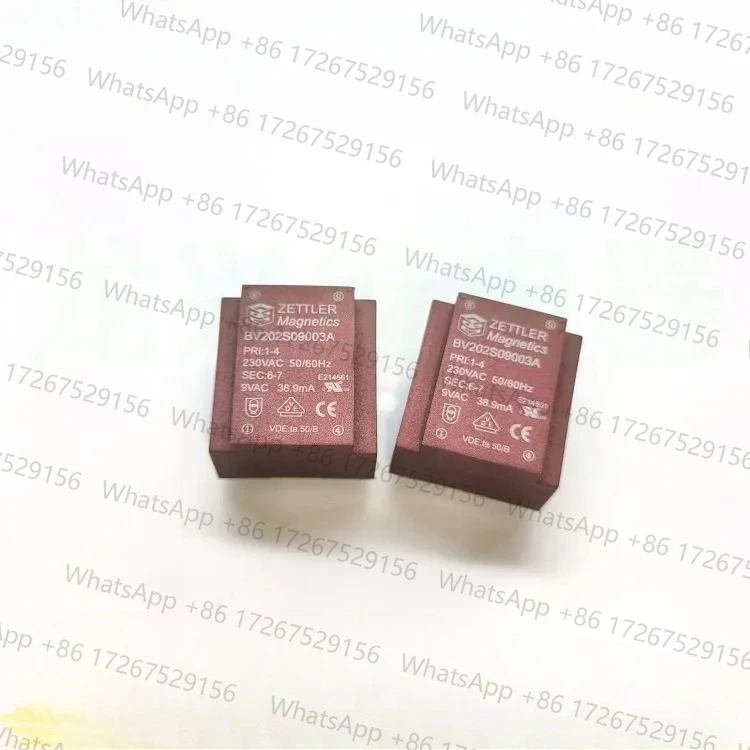 5 peça novo transformador selado original bv202s09003a 230v50/60hz a 9v38.9ma