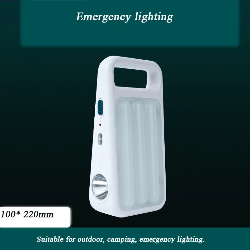 Lampes de camping portables à LED, lampe de charge hydrofuge, ABS, longue endurance, lumière d'urgence en cas de panne de courant, extérieur