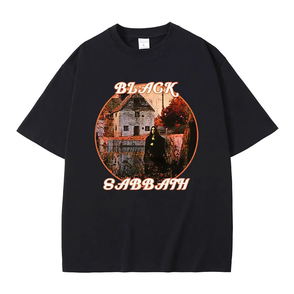 

Heavy Metal Rock Band Black Sabbath Graphic T-shirt Ozzy Osbourne T-shirts Men Women Clothing Casual Oversized Vintage T Shirts