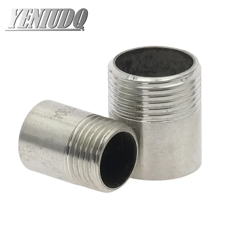 

1pcs 304 Stainless Steel Single Round Tube Outer Wire Plumbing Fittings 1/4 3/8 1/2 3/4 1 1-1/4 1-1/2 2 Male Threaded Adapter