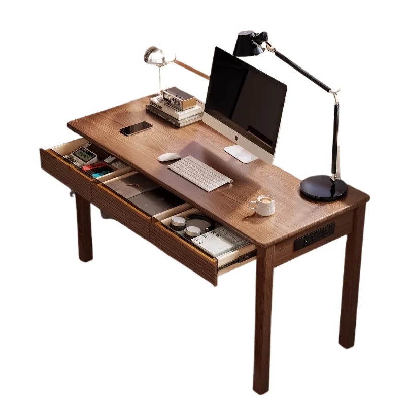 

Household medieval long drawers, office study writing desk, Chinese large board computer desk