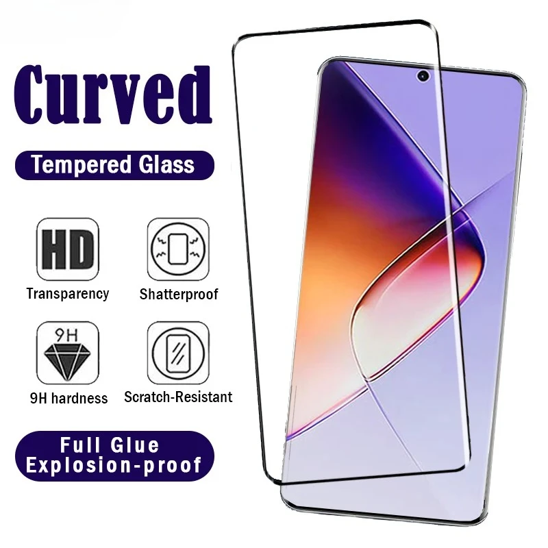 

2Piece Tempered Glass for Infinix Note 40S 40 Hot 50 Pro Plus Screen Protector for Infinix Zero 40 30 Curved Protection Film