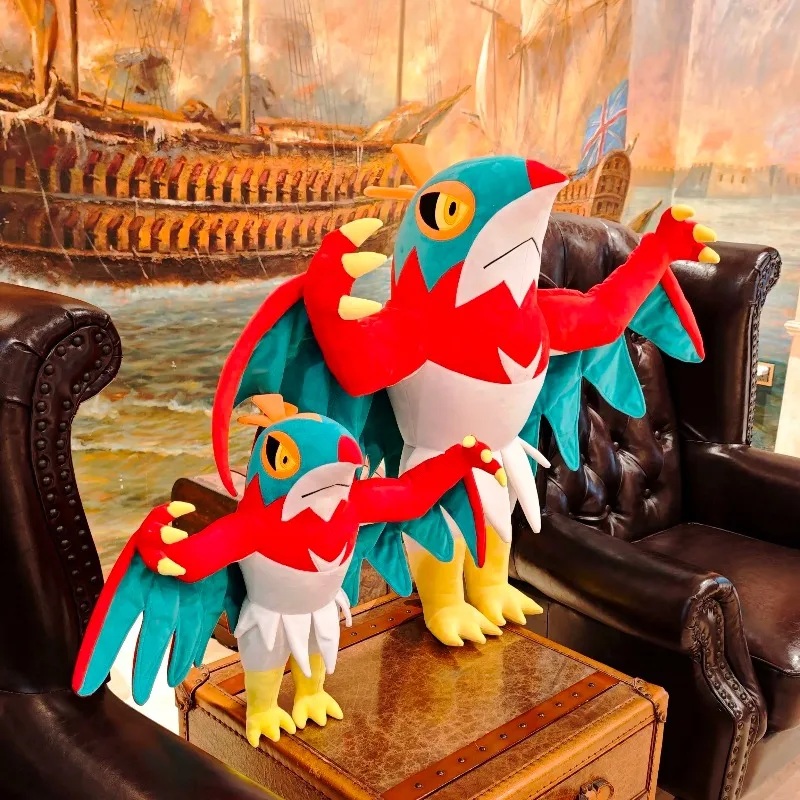 42/72CM Pokemon Hawlucha Plush Toys Big Size Pokémon Anime Plushie Dolls Kawaii Stuffed Soft Pillow Room Ornaments Xmas Gifts
