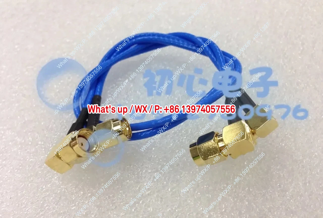 SMA-JWJW RP SMA double bend male double reverse RG316 blue line RF connection line 50-1.5 feeder