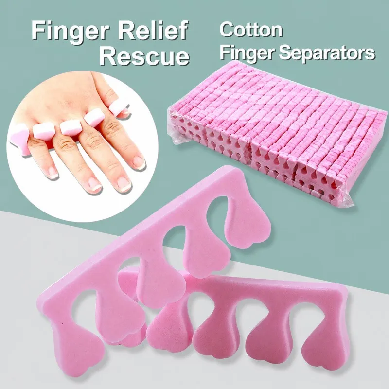 Disposable Sponge Toe‑separator Japanese‑style Foot‑beauty Toe‑divider Pearl‑decorated Toe‑spacer Practical Pedicure Tool