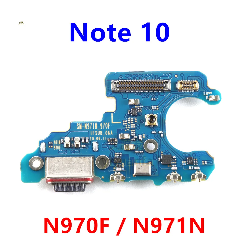 For Samsung Galaxy Note 10 SM-N970F N971N USB Dock Connector Charging Port Flex Cable Charger Board With Mic Module Note10