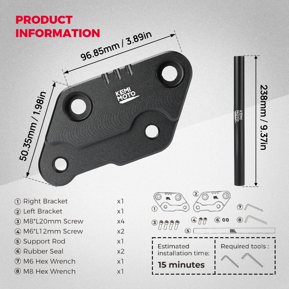 For Talaria Sting MX3 MX4 Foot Peg Extension Bracket Kits Electric Dirt Bike Footpeg Extenders Support CNC Aluminum Accessories