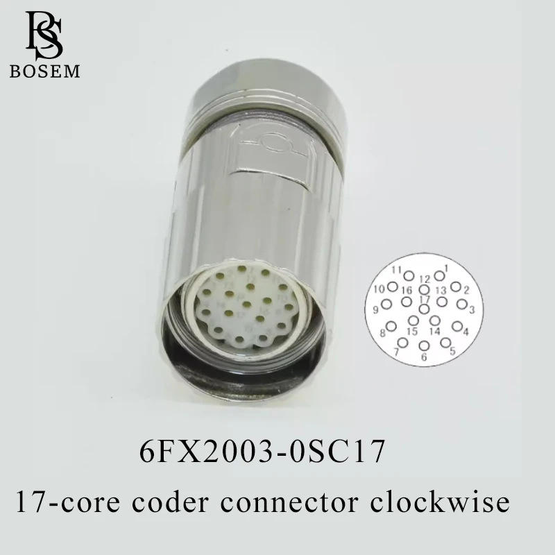 

6FX2003-0SC17 17-ядерный Кабельный разъем кодировщика (по часовой стрелке)
