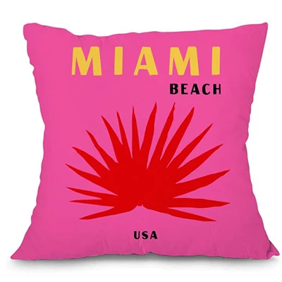 Preppy room decoration aesthetic travel pillow cover square cushion cover suitable for teenage bedroom dormitory