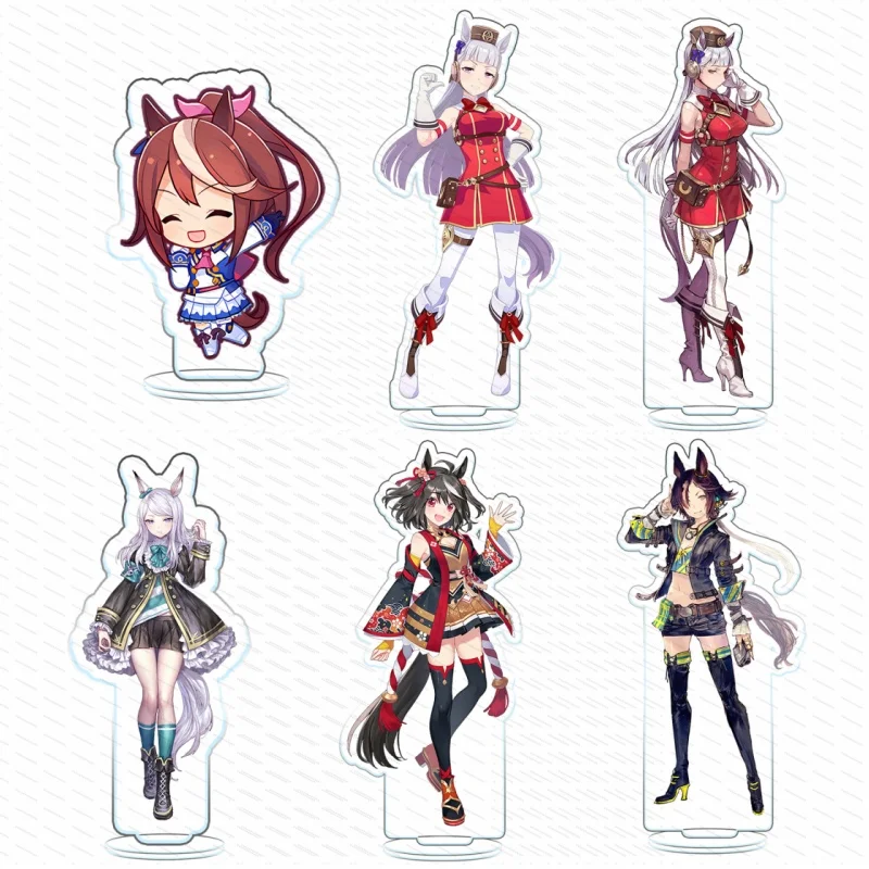 

Anime Pretty Derby Acrylic standing signs as gifts for friends, desktop ornaments and small presents Collecting accessories 15CM
