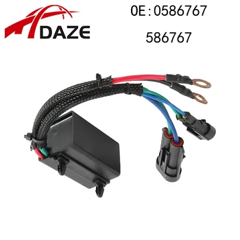 داز 0586767 586767   12 فولت الطاقة إمالة الكسوة التتابع التبديل لجونسون Evinrude محرّك القارب E115 E130 E135 E150 E15D E15H E25D