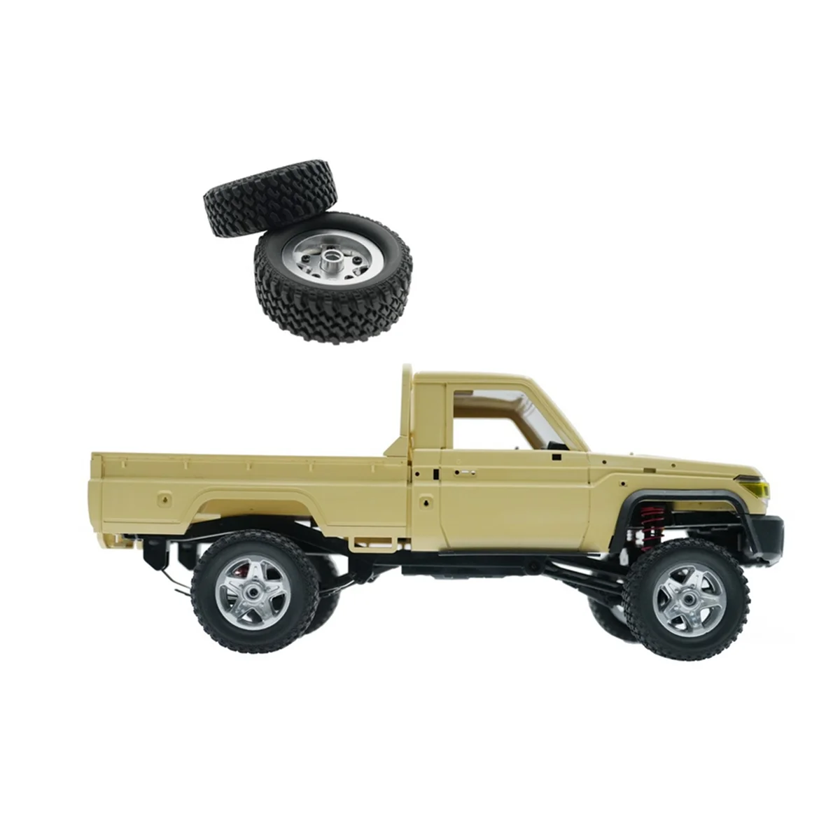 ABUM-4Pcs الإطارات الزاحفة ترقية عجلة الزاحف ل MN82 82S LC79 سيارة عن بعد تعديل التحكم عن بعد سيارة ترقية الملحقات