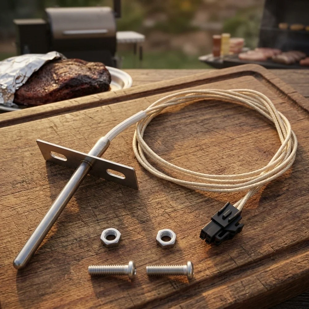 1Pcs Thermometer Probe For KIT0929 For RTD Temperature Probe For Traeger For Woodridge Grills Precision BBQ Kitchen Tools