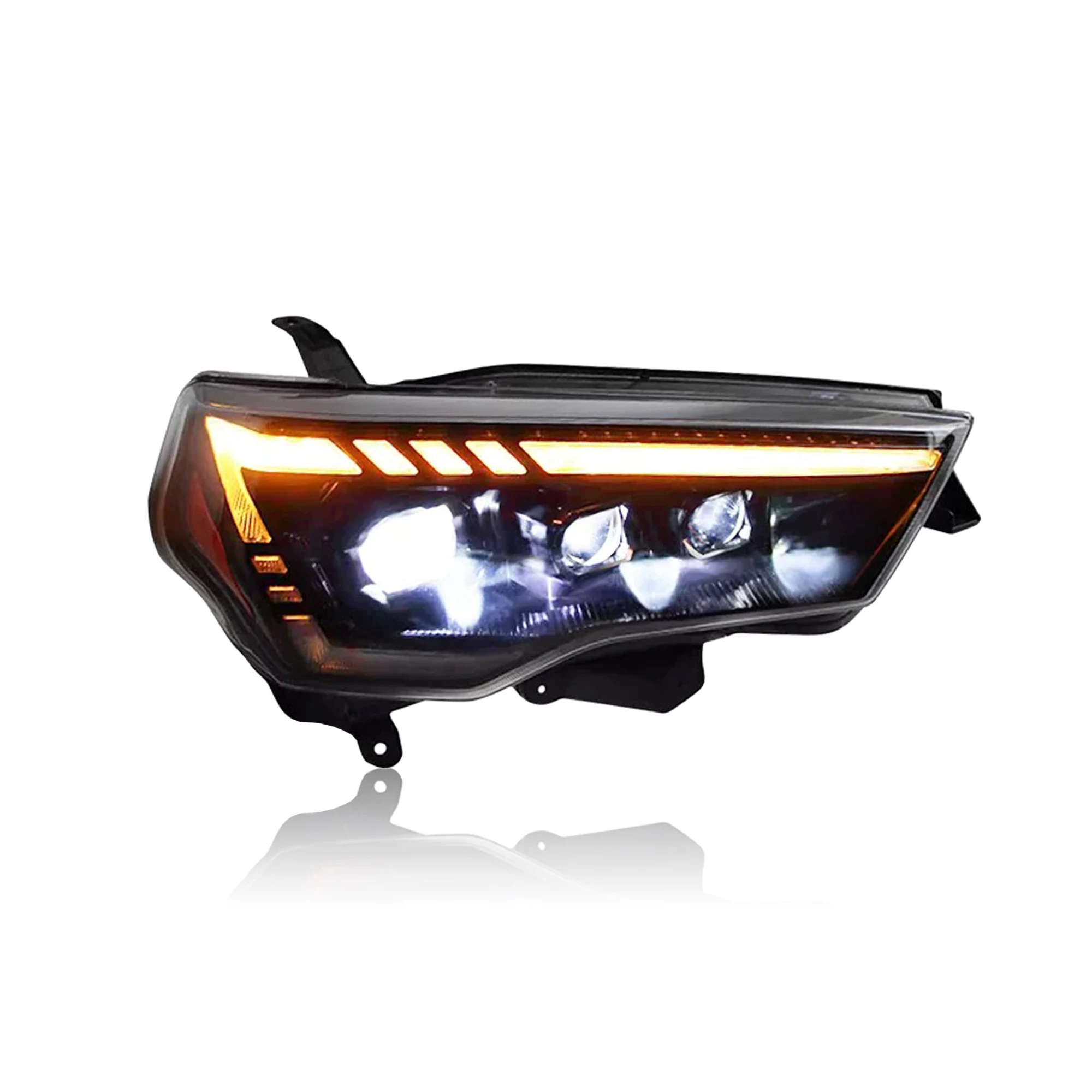 

MOTION Front Lamp LED Headlamp Assembly Headlight LED Upgrade for Toyota 4runner 2010-2023 Year Front Light Plug and Play Car