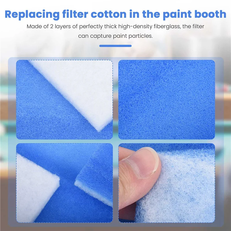 

A23E-Airbrush Hobby Airbrush Набор фильтров для распылительной камеры, стекловолоконная кабина, сменный фильтр, совместимый с Master, Paasche, 2 шт.