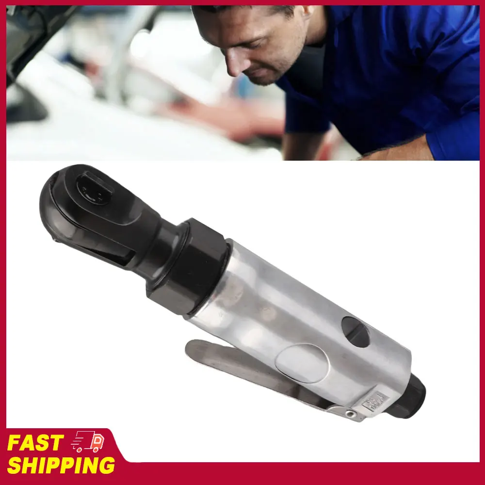 Mini Air Ratchets 1/4in Threaded Connector Tool Pneumatic Ratchet Wrench Pneumatic Ratchet Wrench Straight Shank