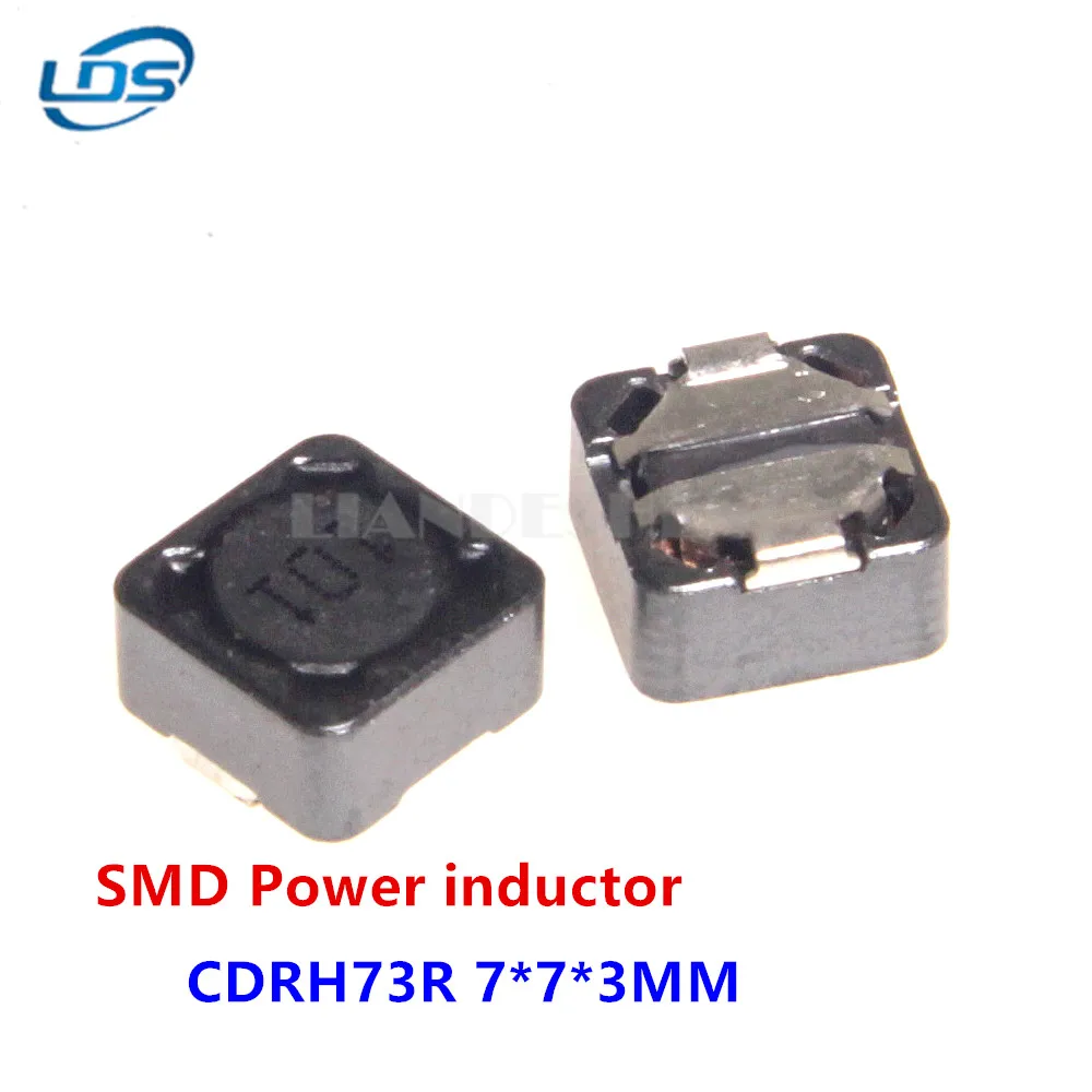 10pcs CDRH73 SMD Magnetic Adhesive Inductor 1UH/1.5UH/2.2UH/3.3UH/4.7UH/6.8UH/10UH/15UH/22/33/47/68/100/150/220/330/470/680/1MH