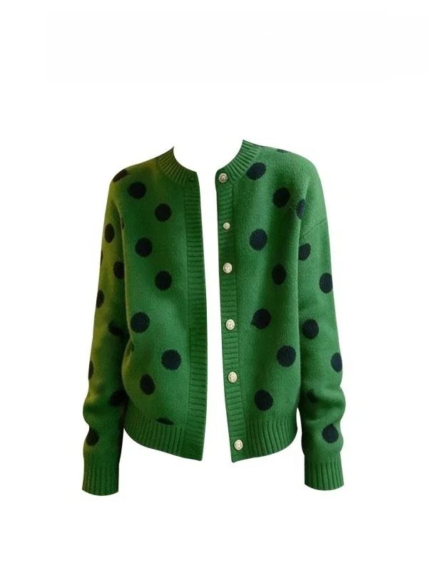 

Laid-ba High-End Knitted Cardigan Sweater Outerwear Winter New Sle Boting Inner Match Can Be Worn outside Top