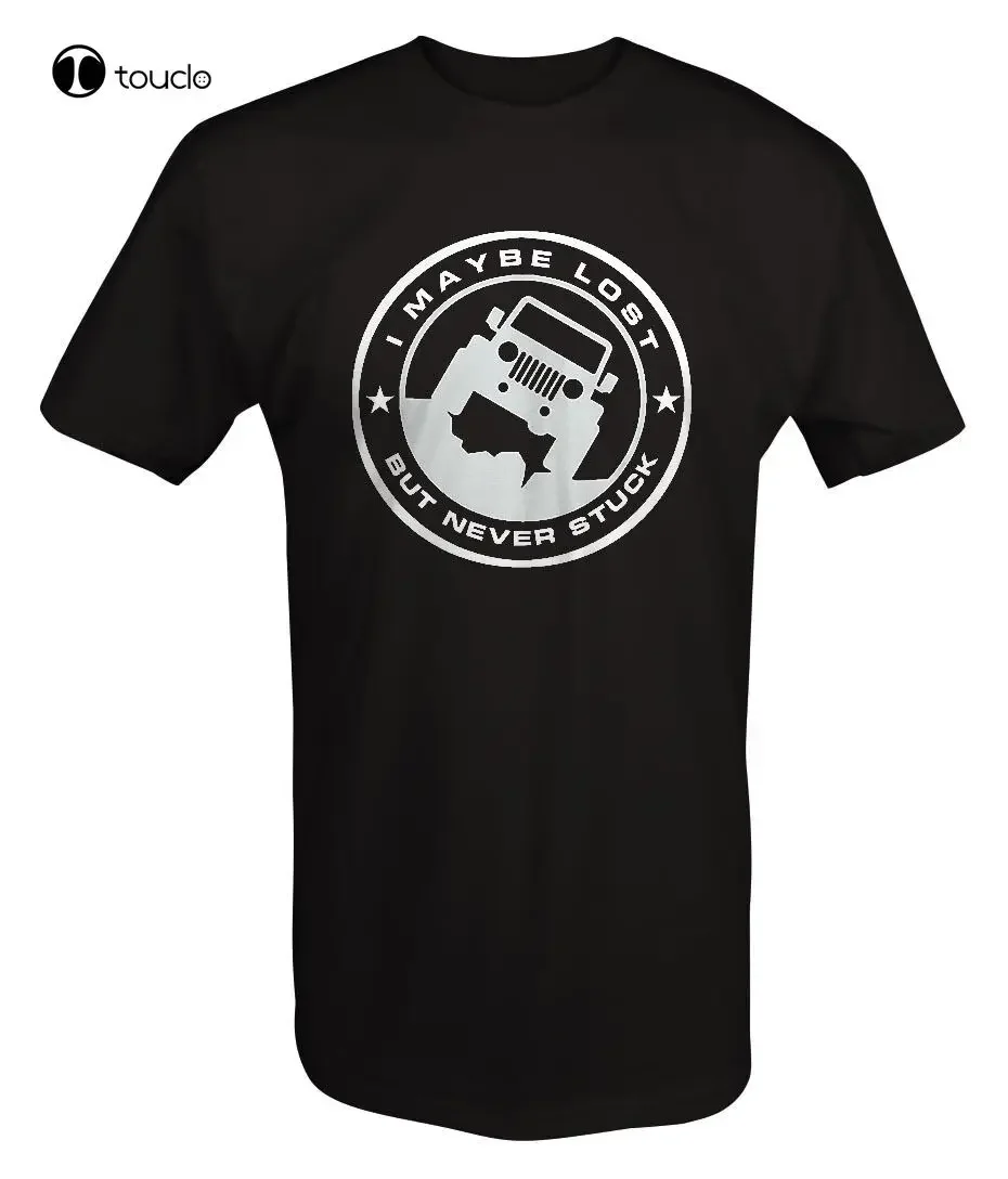 Mens T Shirt Maybe Lost But Never Stuck 4X4 Club T Shirt For Men Tee Shirt unisex