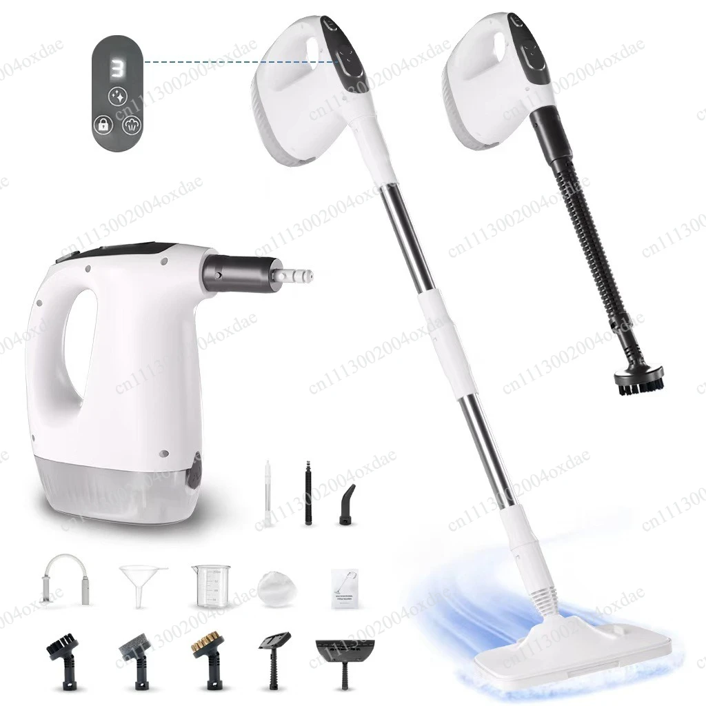 Popular Cross-border Handheld Mopping Machine Amazon Steam Mop Multifunctional High Temperature Steam Cleaner