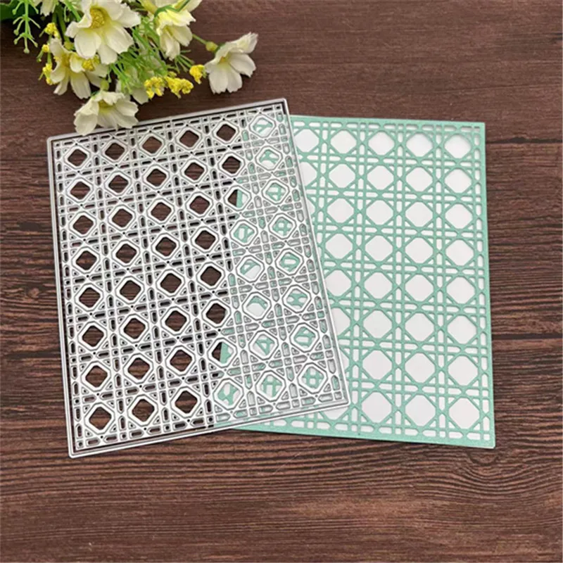 Lattice background Frame Metal Cutting Dies Stencils For DIY Scrapbooking Decorative Embossing Handcraft Template