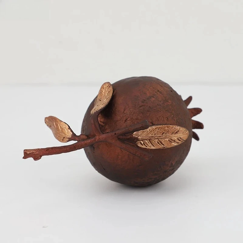 Modern Art Pomegranate Ornament Abstract Handicrafts Desk Decoration Creative Design Pomegranate Sculpture Room Aesthetics Decor