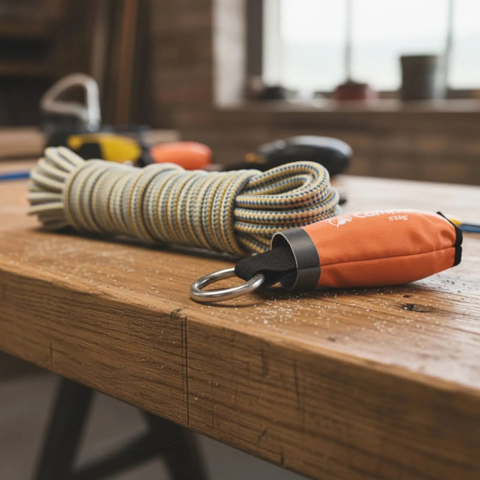 Kit de Cuerda y Pesas para Escalada Arboral de Baja Memoria, Kit de Línea de Lanzamiento para Arboristas, Cosido con Precisión para Jardinería