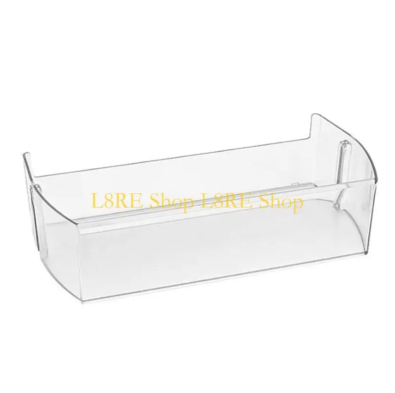 L8RE Multipurpose Replacement Fridge Door Rack Door Shelf Clear Storage Bin Plastic Texture for Specific Refrigerators