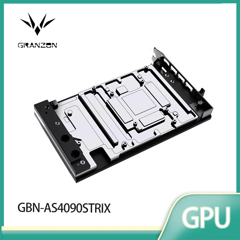 Granzon GBN-AS4090STRIX GPU Block for ASUS TUF GAMING RTX 4090 / RTX4090 ROG Strix Water Cooling / Video Card / Dense Waterways