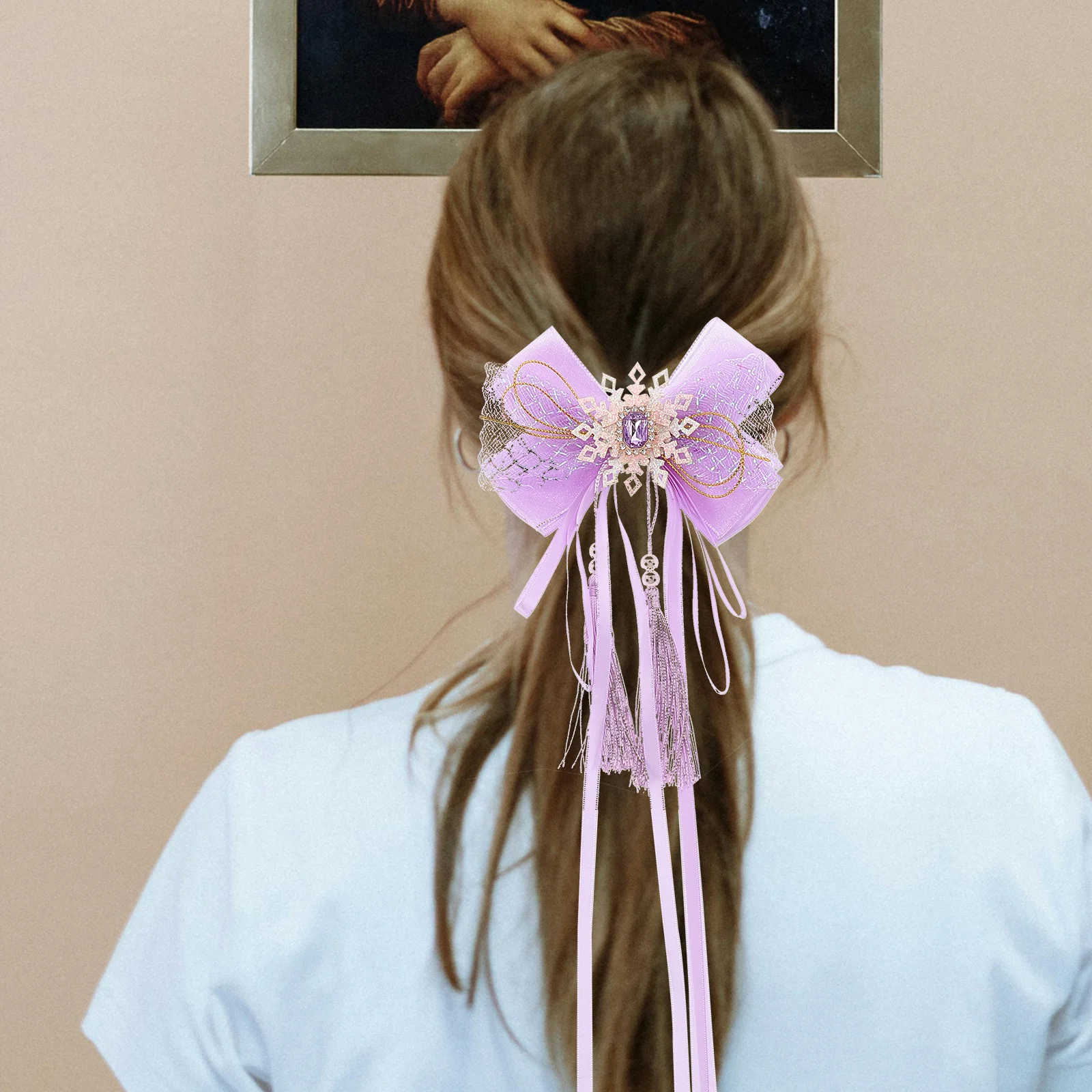 

Gauze For Girls Fantasy Clips For Girls Fantasy Clip Clips Bow Clip Bow New Years Clips Barrette Chinese Festival