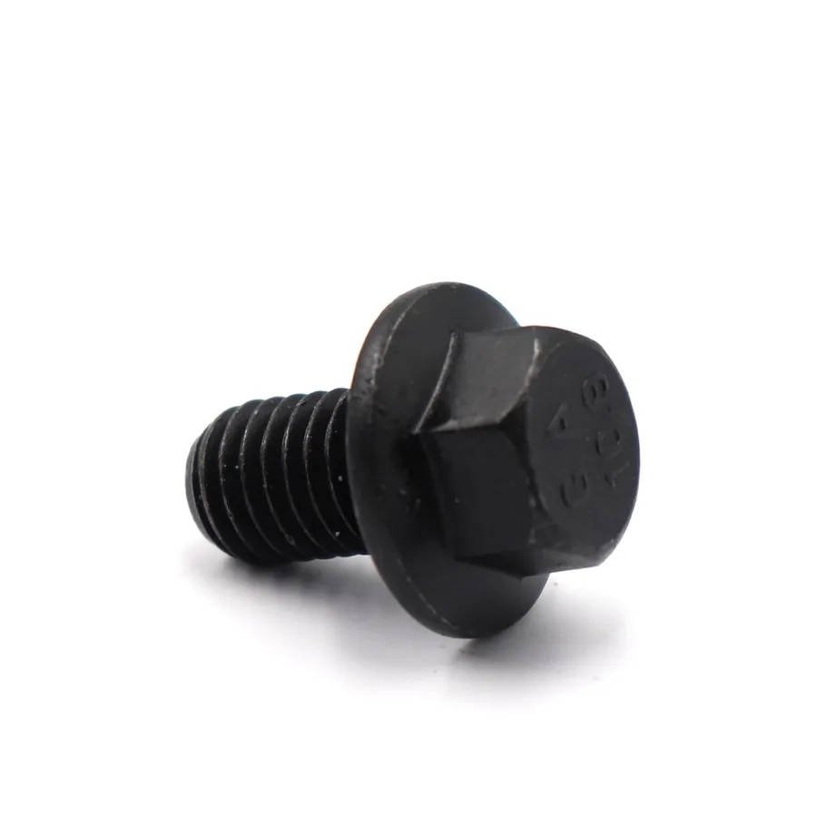 10 pz M101.5 x 25mm Bulloni Esagonali Flangiati Viti Esagonali Flangiate Mezza Filettatura Grado 10.9 Lega di Acciaio Finitura All'ossido Nero