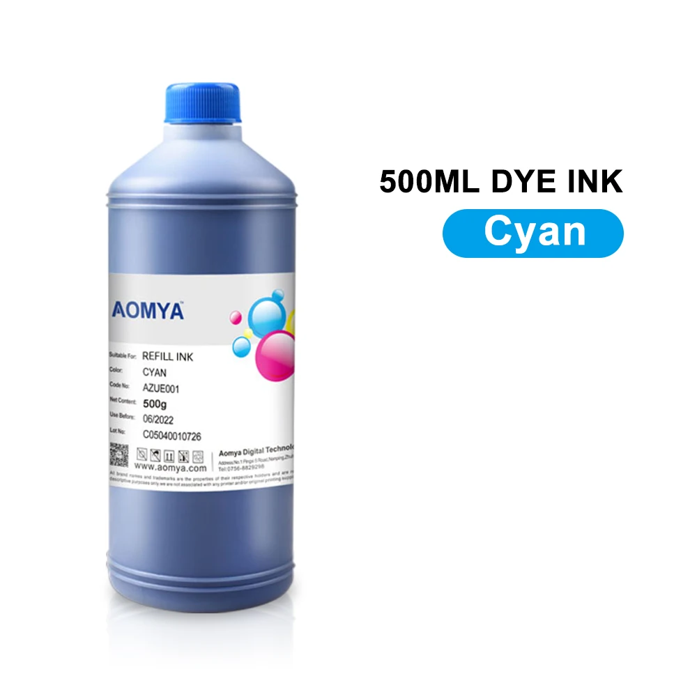 Aomya-Tinta de Recarga para Impressora HP, HP72, HP 730, 727, 728, HP Designjet T920, T1500, T2500, T930, T730, T730, T830, T1530, T2530, T1600,