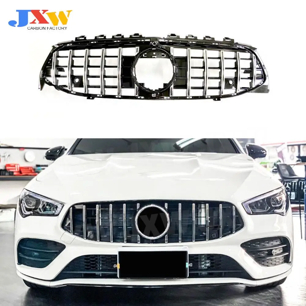 

ABS Grill Car Front Bumper Grille Grill for Mercedes Benz W118 C118 CLA180 CLA200 CLA250 CLA45 AMG 2020 2021 Bar