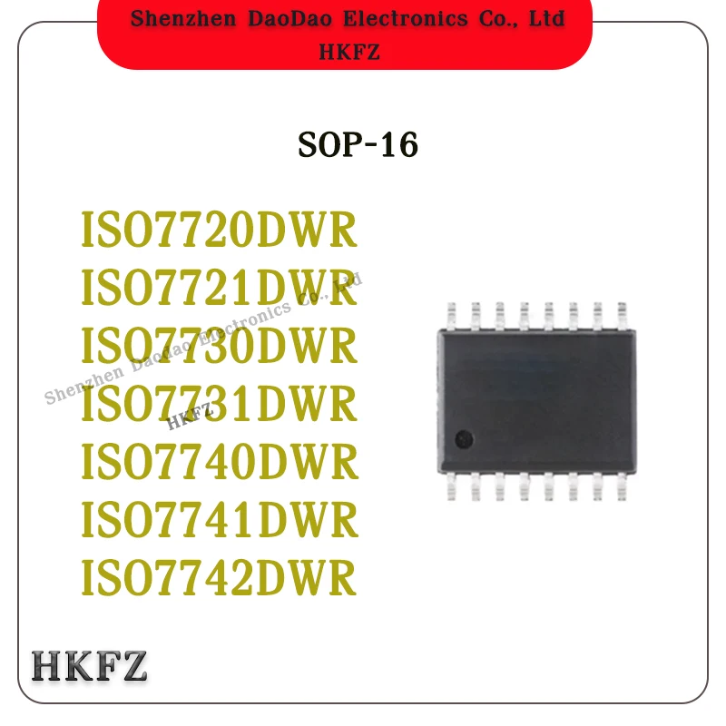 ISO7720DWR ISO7720 ISO7721 ISO7730 ISO7731 ISO7740 ISO7741 ISO7742 DWR SOP-16 chip IC new original