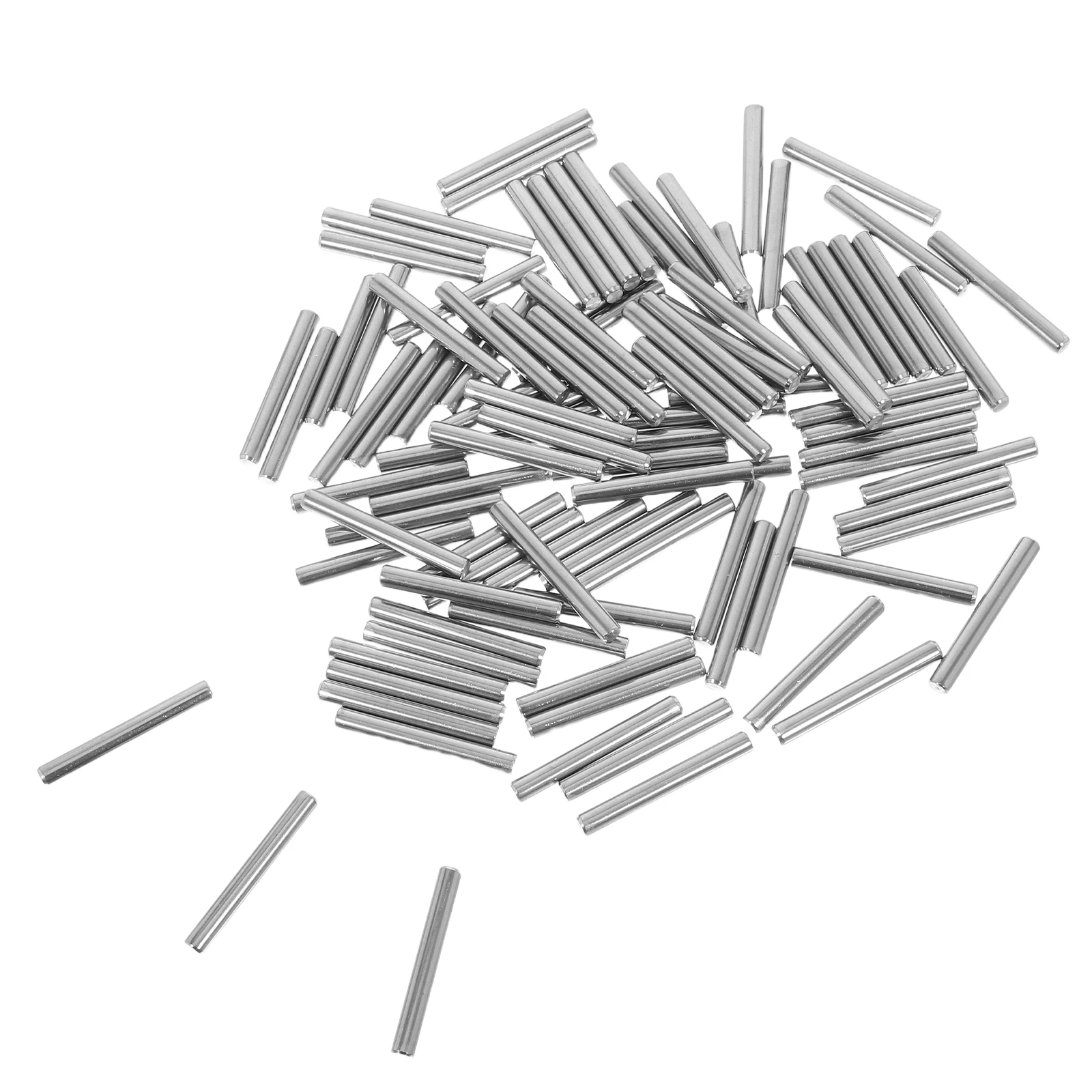 

100Pcs Stainless Steel Dowel Pins Cylindrical Solid Fastening Pins for Machinery Electronics Automotive Precision Alignment