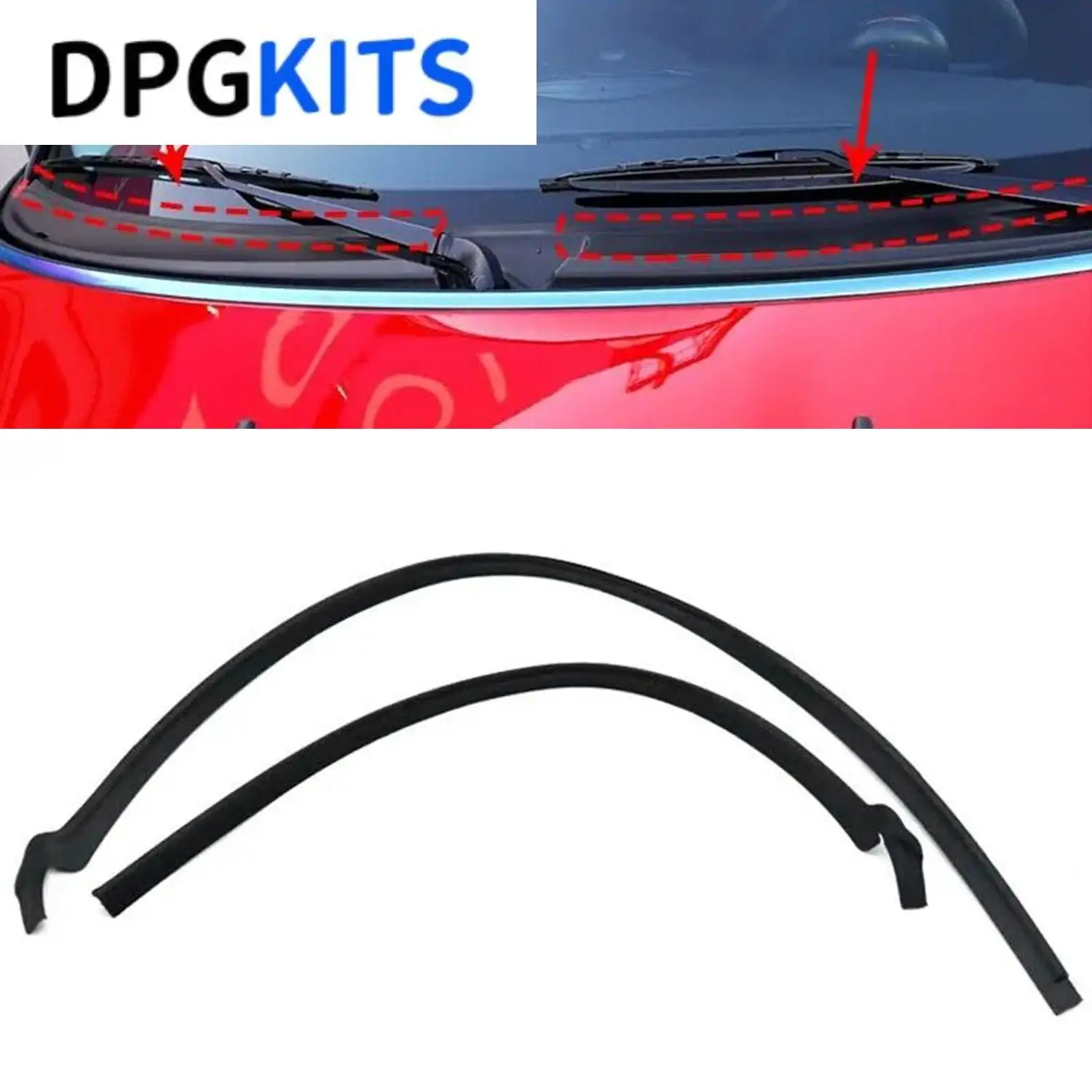 

51132751209 51132751210 2 шт. Автомобильная часть, фартук на капот лобового стекла, уплотнительная накладка для BMW Mini Cooper R55 R56 R57 2007-2015 гг.