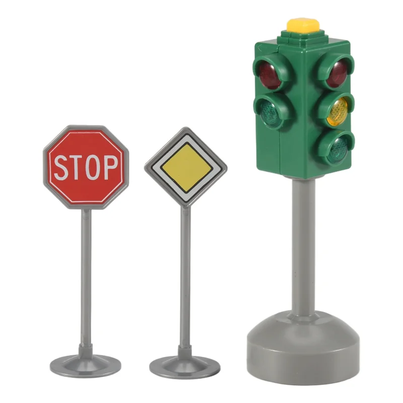 

ABJL-Мини-светофоры Дорожный световой блок со звуком Светодиодный детский светофор безопасности Модель детского светофора