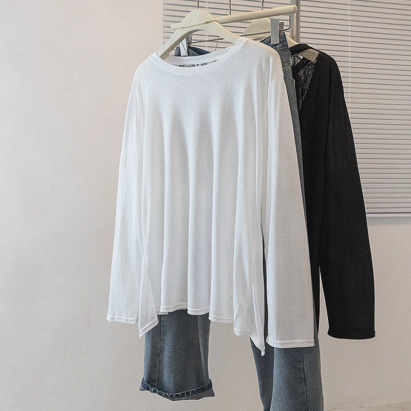 Lace Hollow out Backless Long Sleeve Sun Protection Shirt Women's Thin Summer Outerwear Top Air Conditioning Cover up Cotton