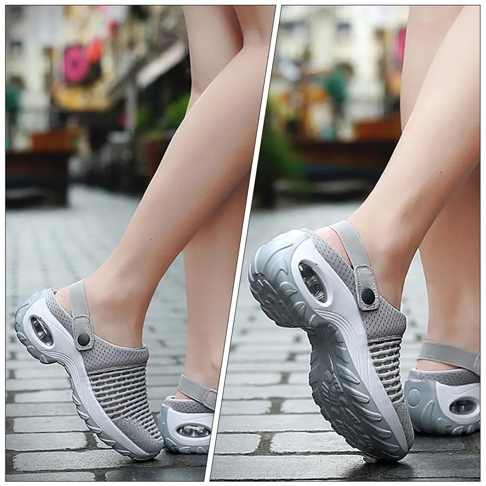 Sandali leggeri in tessuto a rete scarpe da donna da corsa femminile antiscivolo sport casual comodi moda suola elastica