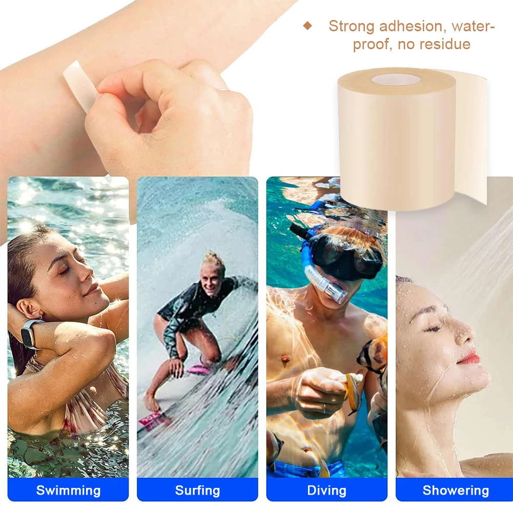 

1 Roll Hydrocolloid Band Aid Dressings For Effective Wound Care Extra Thin Soft Waterproof Self-Adhesive Scar Cover Tape