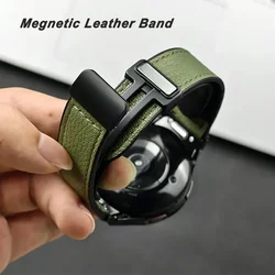 Leather Silicone Strap for Samsung Galaxy Watch 5 4 6 40 44mm for Galaxy Watch 6 4 Classic 43 47 42 46 45 Tainless Steel Adapter