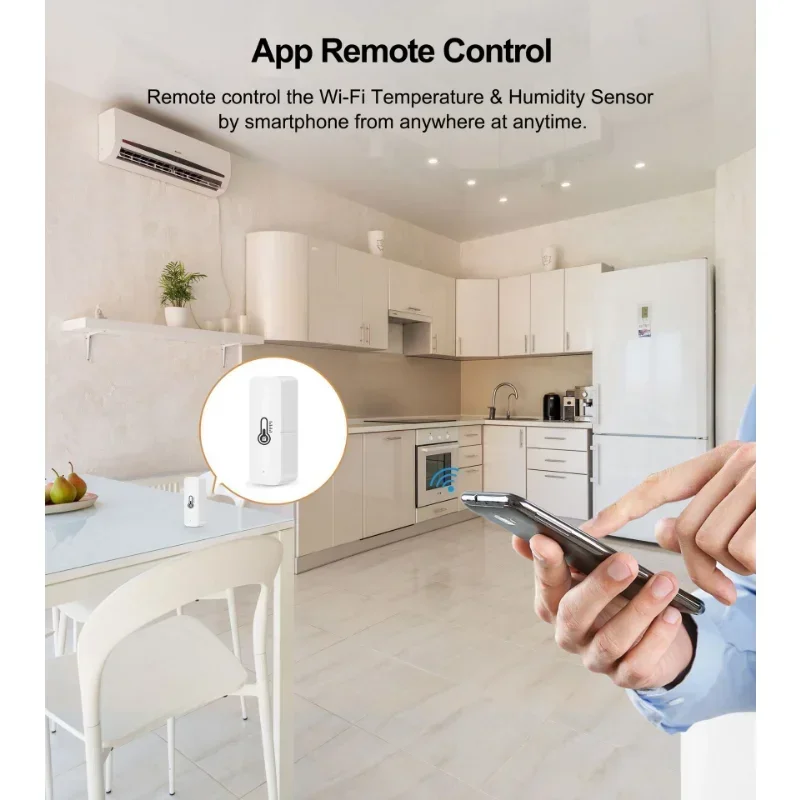 Smart Home Temperatur- und Feuchtigkeitsdetektor, Smartlife Smart Life