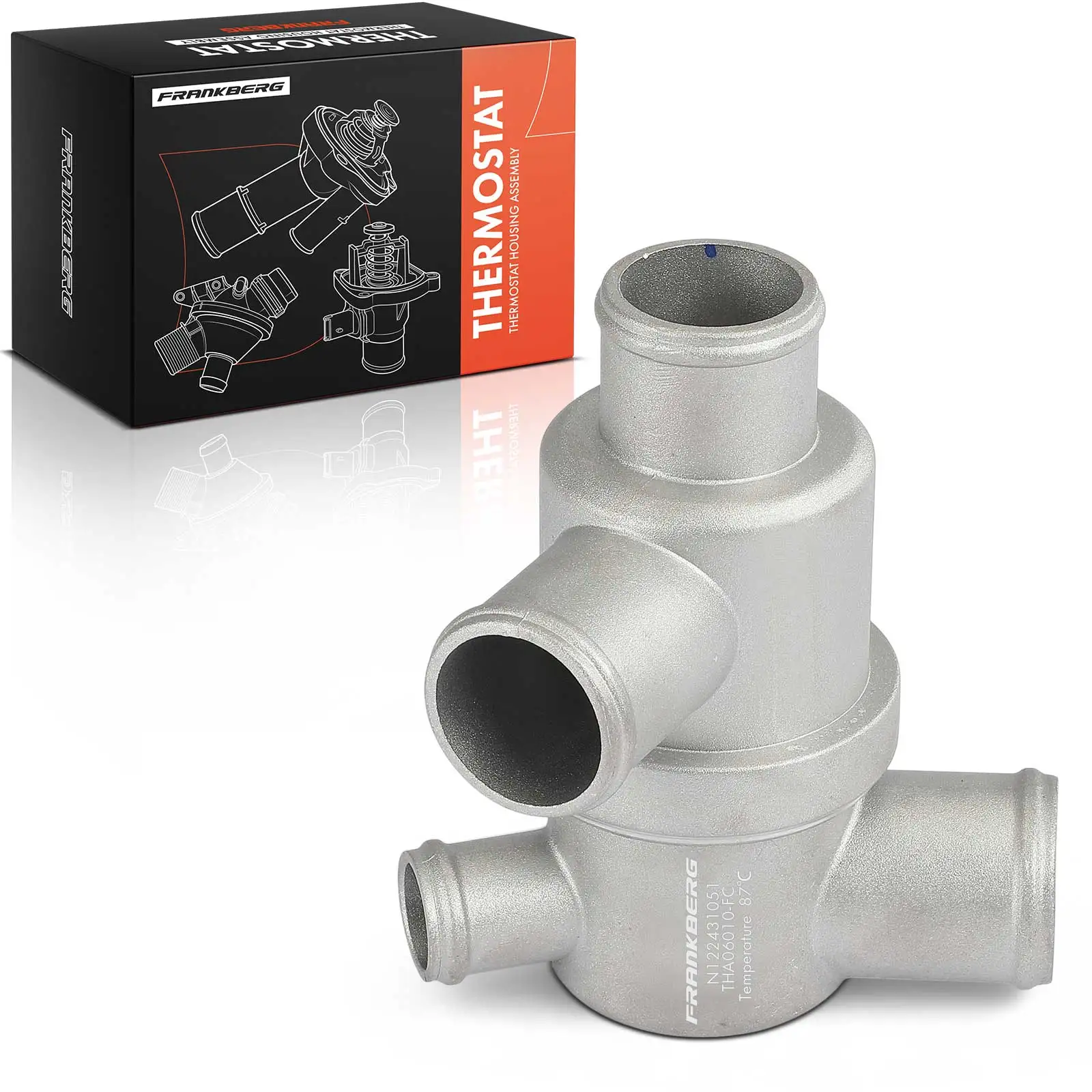 Frankberg 1x Thermostat für Lada Samara 2108 2109 2108 2109 2115 Forma 21099 Toscana 2107 1.1L 1.3L 1.5L 1985-2006 2108130601012
