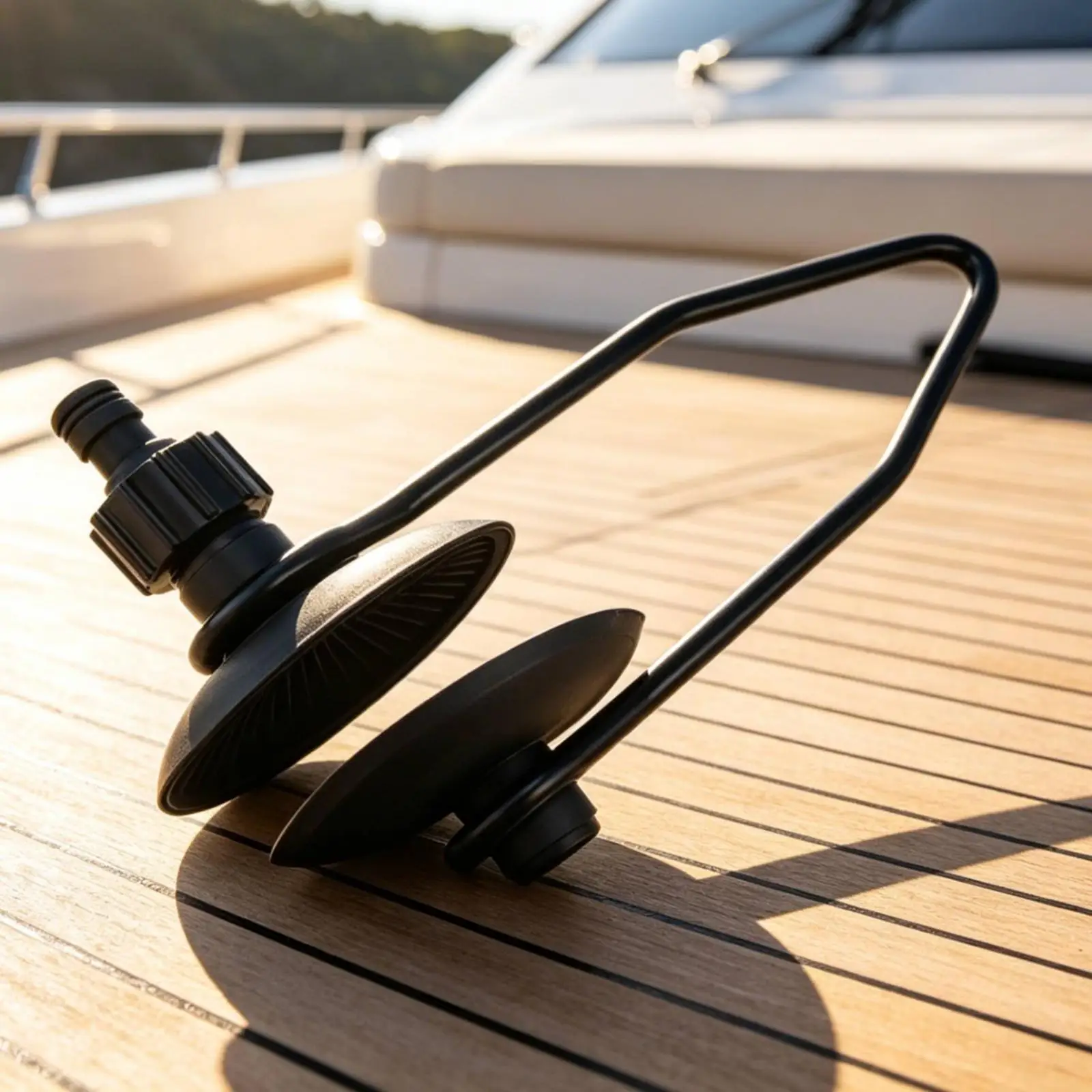 Boat Engine Flusher Single Tube Rubber Engine Flush Cup Garden Hose Connection