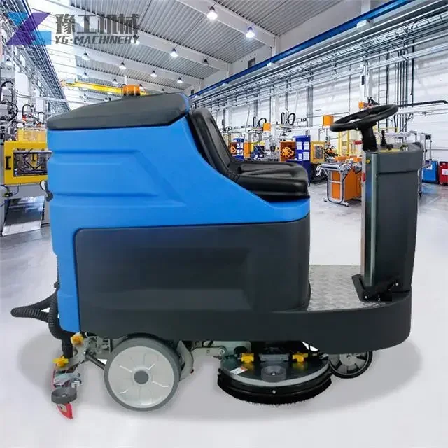 YG Verified Factory A32 FREE Customized Logo Tiles Floor Washing Ride on Automatic Floor Scrubbers Drier for Shopping Mall