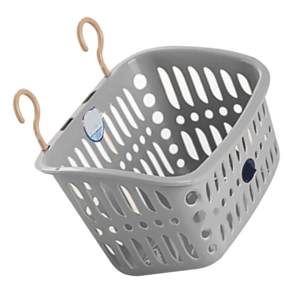

No Drilling Hanging Basket Plastic Bathroom Shower Organizer Large Capacity Storage Basket Holder for Shampoo Toothbrush