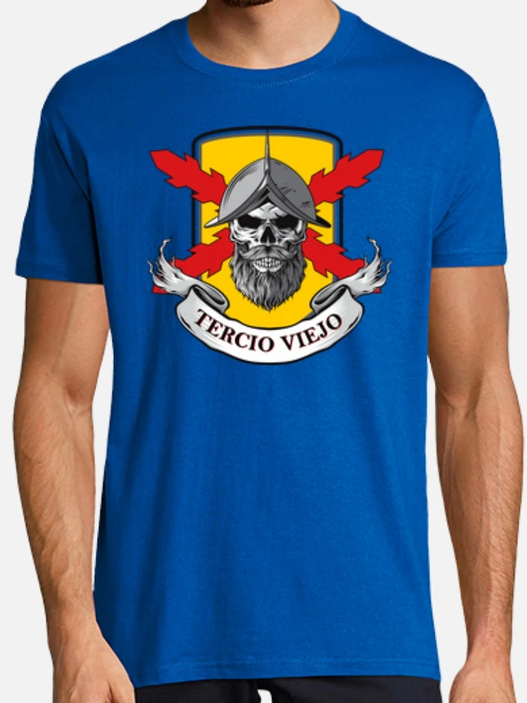 Tercios Españoles. Tercio Viejo. Men T-Shirt Short Sleeve Casual 100% Cotton Shirt