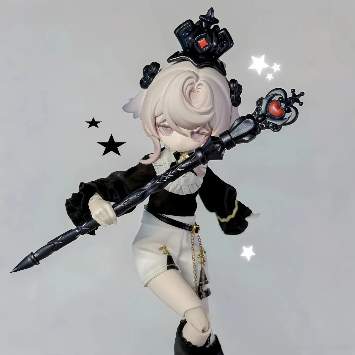 Moonlight Fairy Tale 8 نقاط bjd صندوق أعمى عمل الشكل لعبة دمية تمثال للفتيات هدية #4